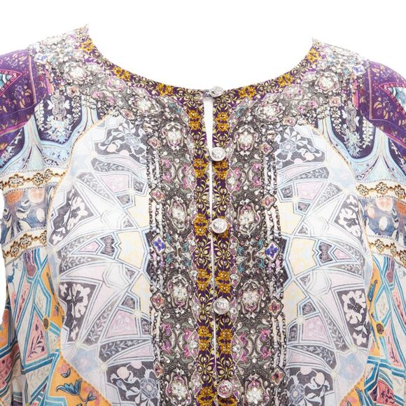 Camilla Tales Of Tatiana silk embellished floral print dress - Picture 2 of 6